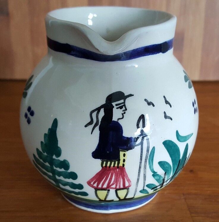 Creamer old milk pot HB Quimper
