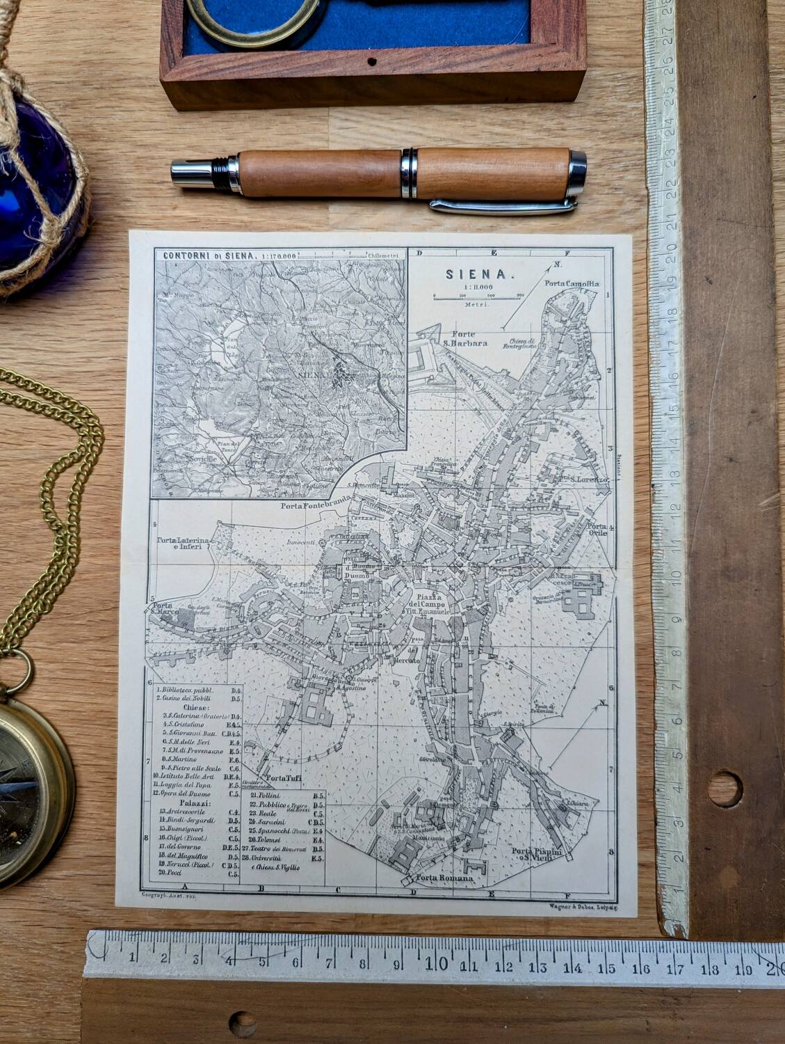 Printed in 1894, Siena, Italy.