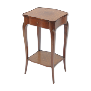 table de nuit en marqueterie