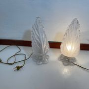 Murano Glass Table Lamps Set of 2