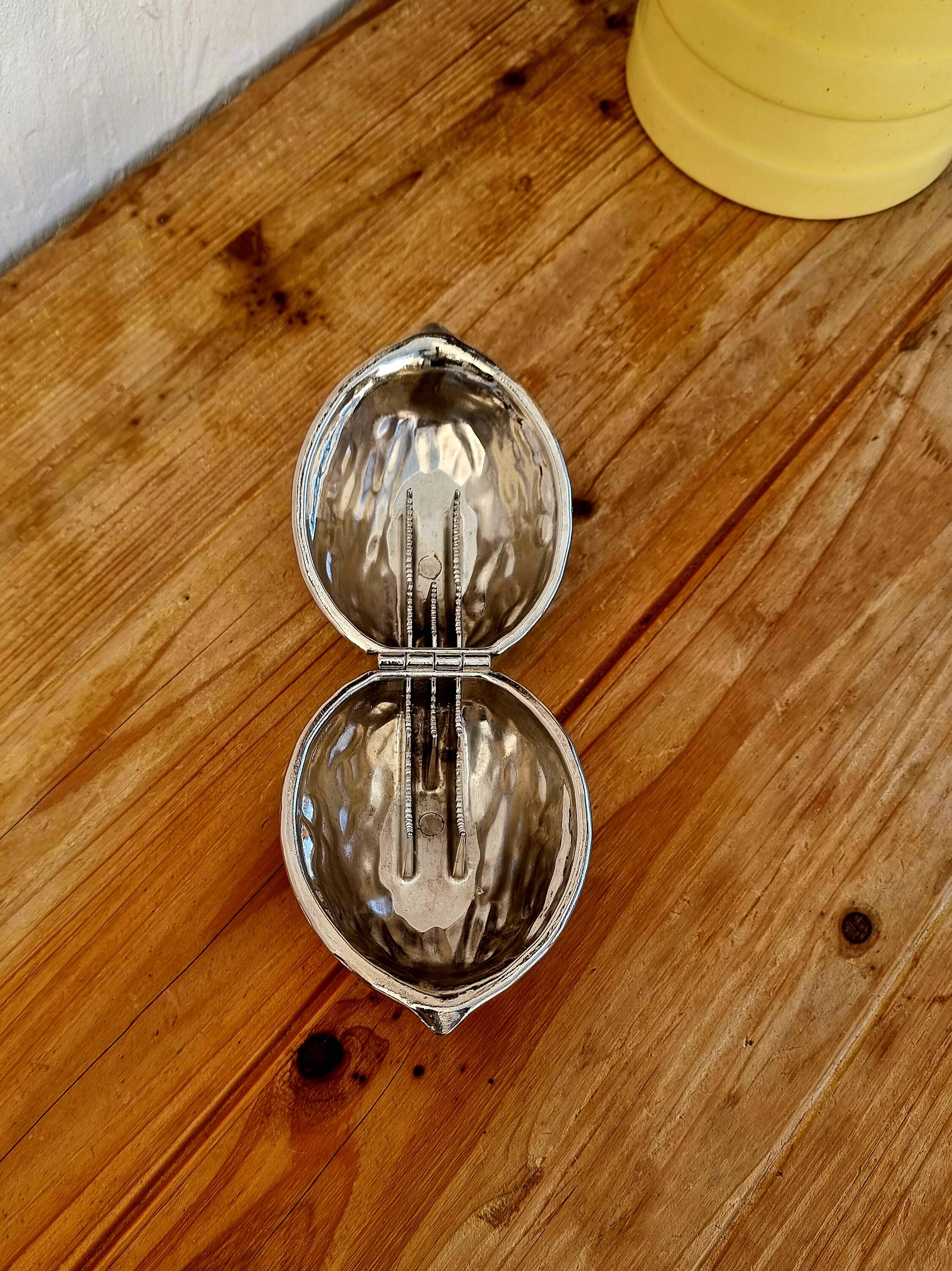 Silver-plated nutcracker