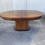 Oval table with art deco central foot