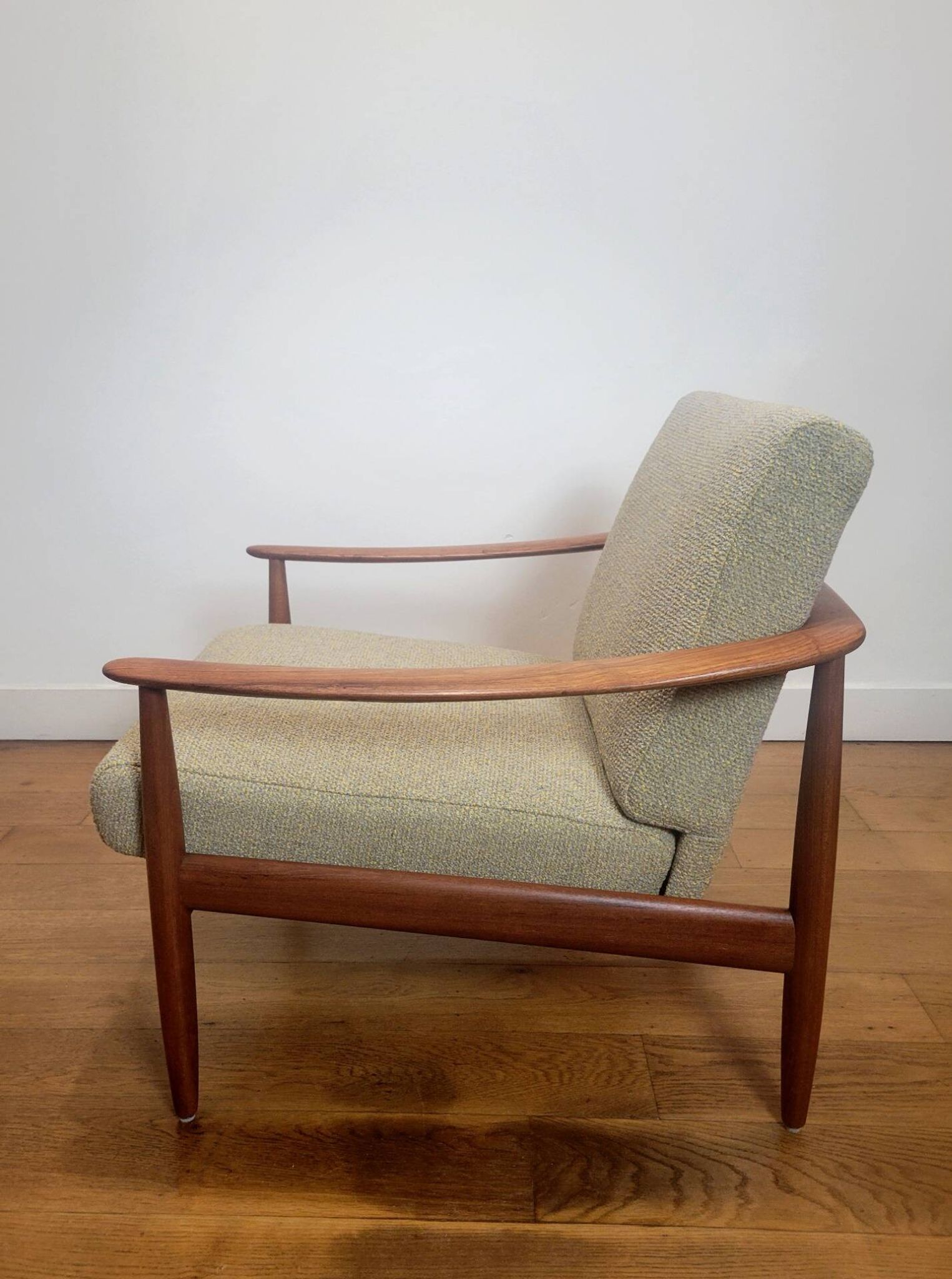 Vintage lounge chair in teak by Carl Straub, 1960