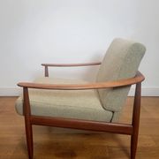 Vintage lounge chair in teak by Carl Straub, 1960