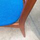 Set of Danish teak chairs from the mid-century with new Kvadrat Hallingdal cushions, 1960s.