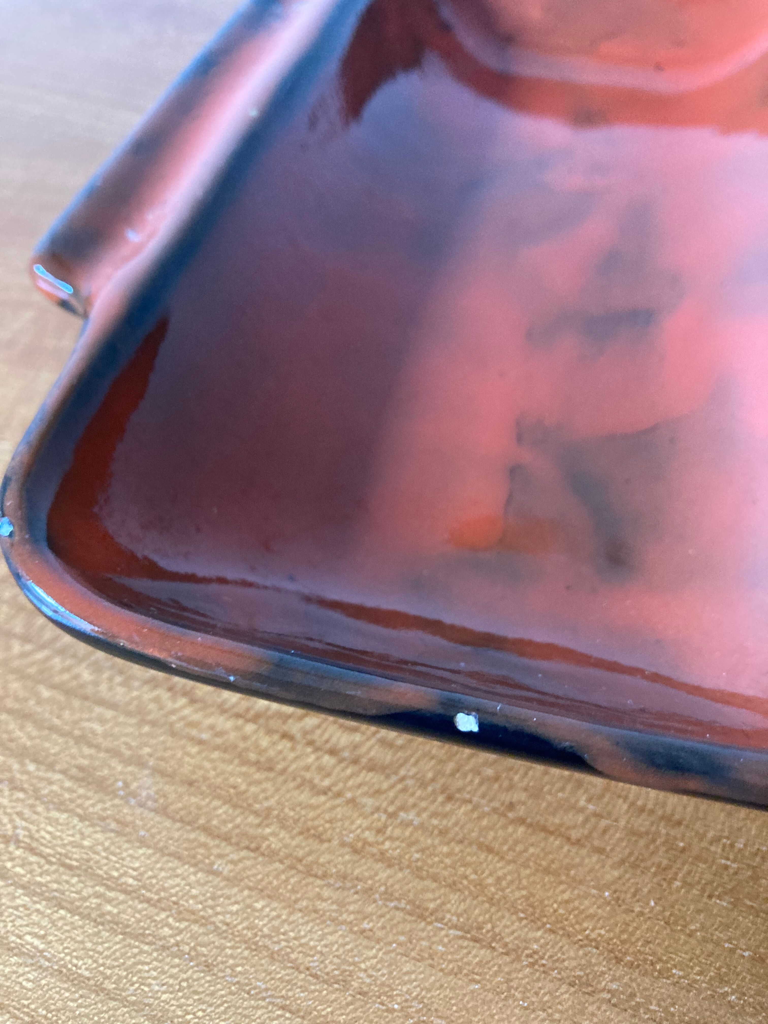 Tripartite dish in vintage ceramics