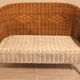 Banquette d'enfant en rotin