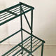 Porte plante métallique vert
