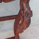 Napoleon III mahogany console