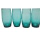 Vintage cocktail glasses by Sarnecki for Krosno Glassworks, Poland, 1970s, set of 4