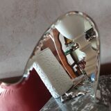 Beveled mirror to be put down vintage 24 X 17 cm