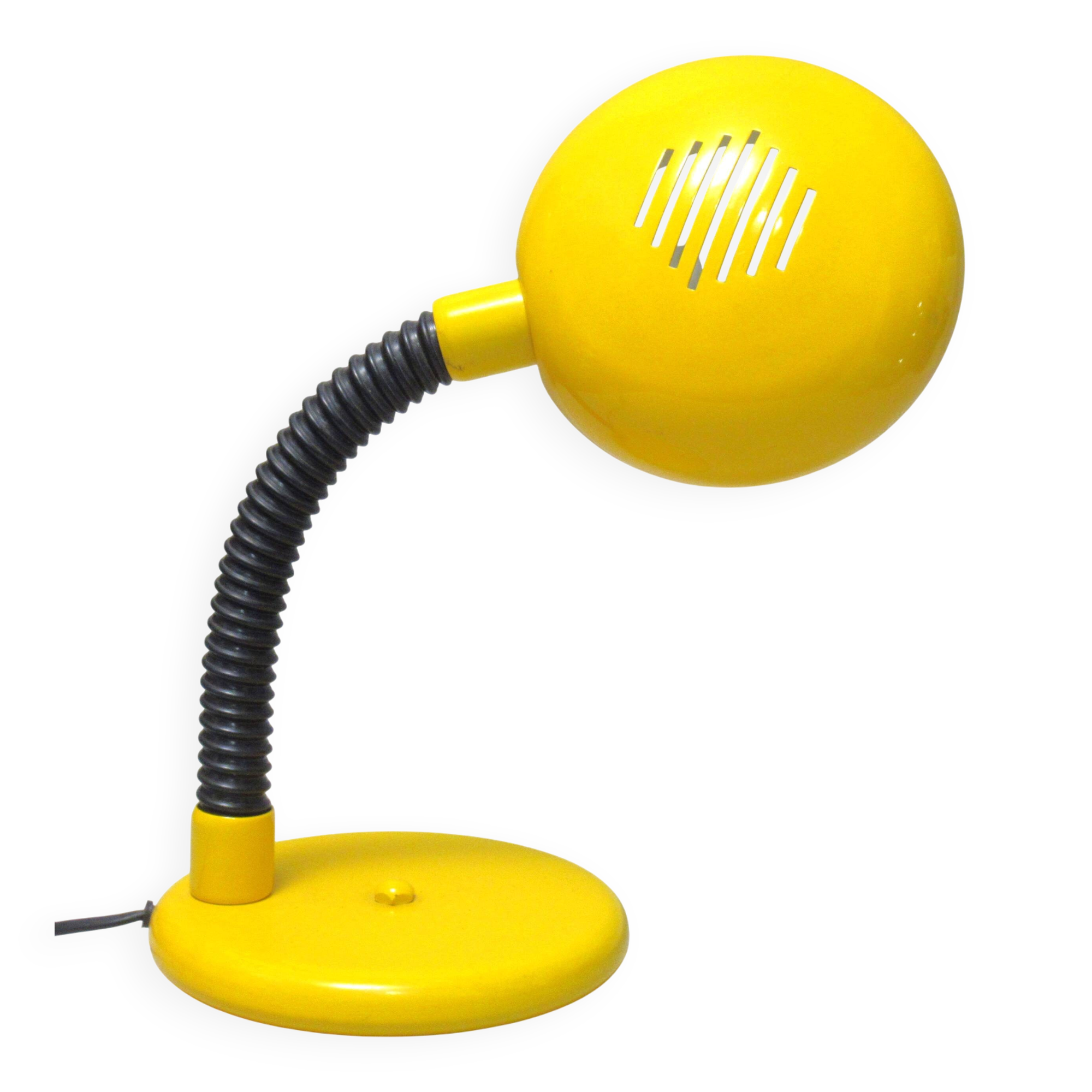 Yellow lamp Targetti Sankey from the 1980s.