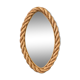 Miroir ovale en corde  25x41cm