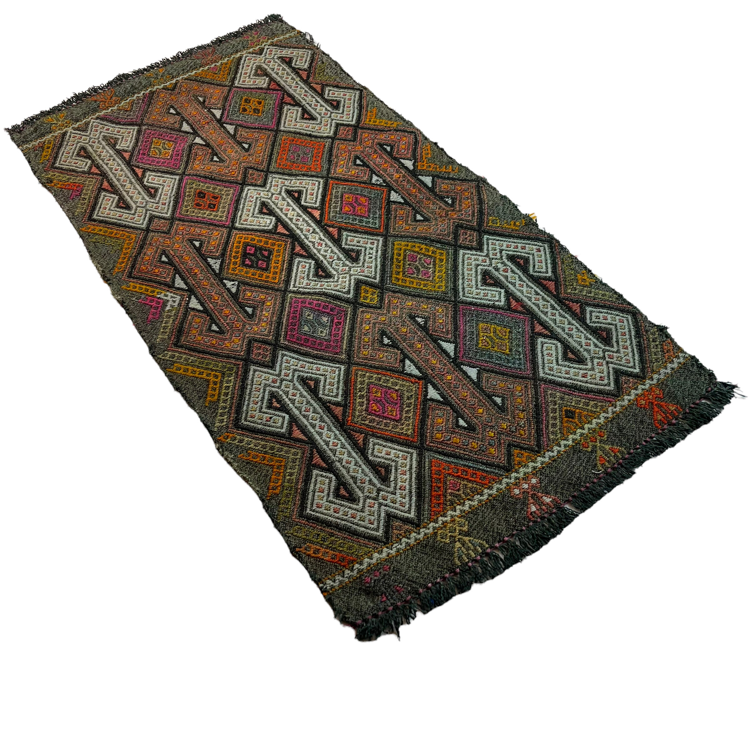 Vintage Turkish Kilim, 100 X 50 cm