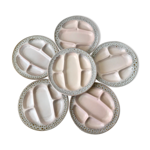 Lot de 6 assiettes à