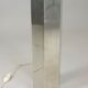 Hexagonal lamp in chromed steel France circa 1970