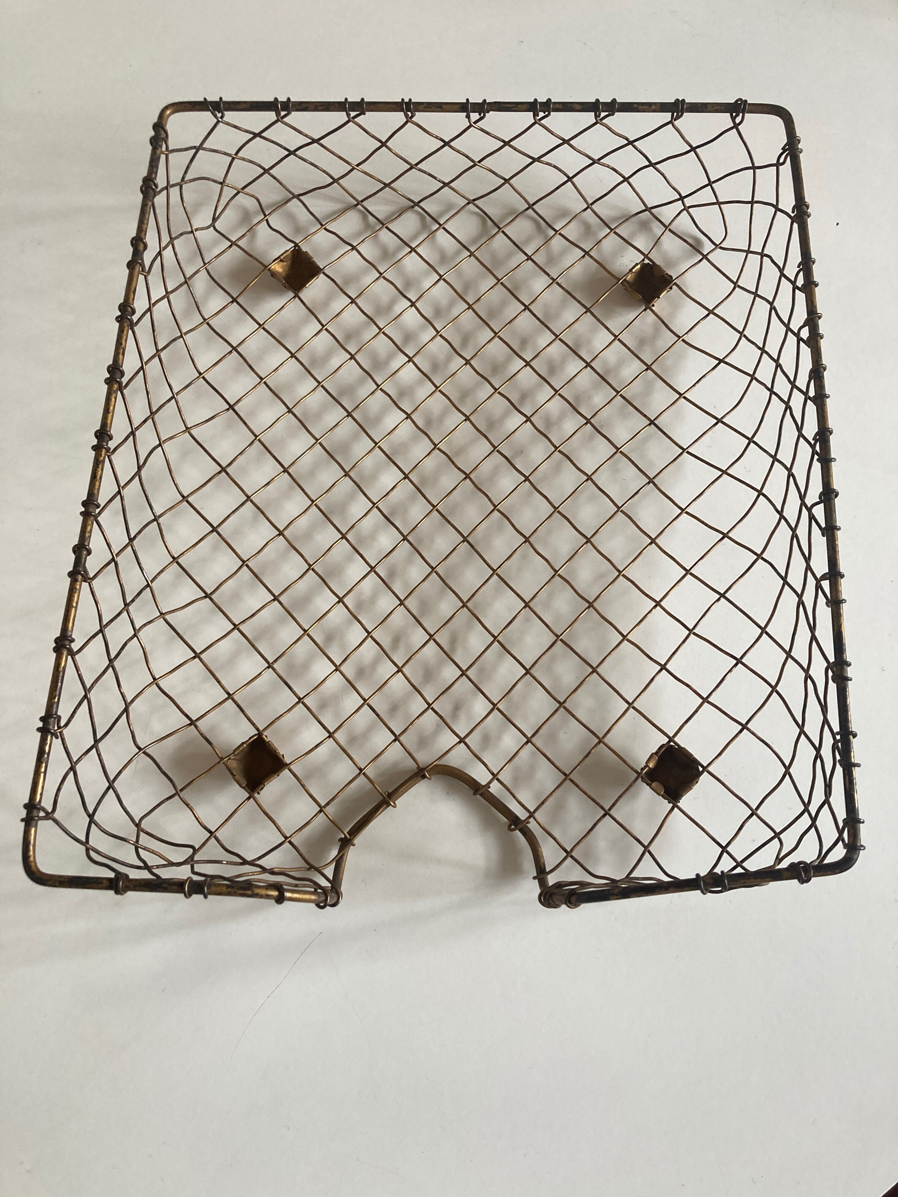 Range mail USA in golden brass wire 1950