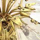 "Hot Air Balloon" Ceiling Light – Gilded Bronze & Crystal (7 Lights)