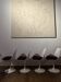 Set of 4 Knoll tulip chairs