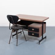 Italian desk with mid-century chair from the 1960s