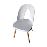 White dining chair by Antonin Suman for Tatra, 1960