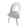 White dining chair by Antonin Suman for Tatra, 1960