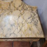 Art Deco dresser, parchment, mid-century, 50s – Italy