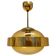 Mid century design Space Age UFO Brass Pendant by Kamenicky Senov, 1970s