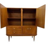 Vintage wooden bar buffet / wall unit / cupboard