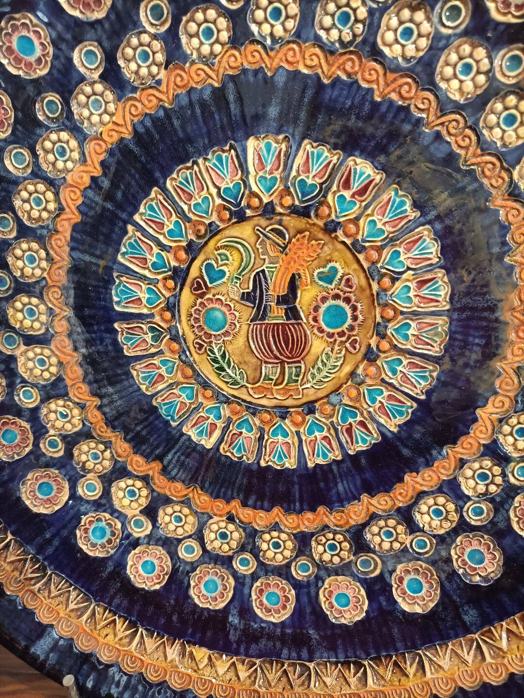 JC Taburet Quimper ceramic dish