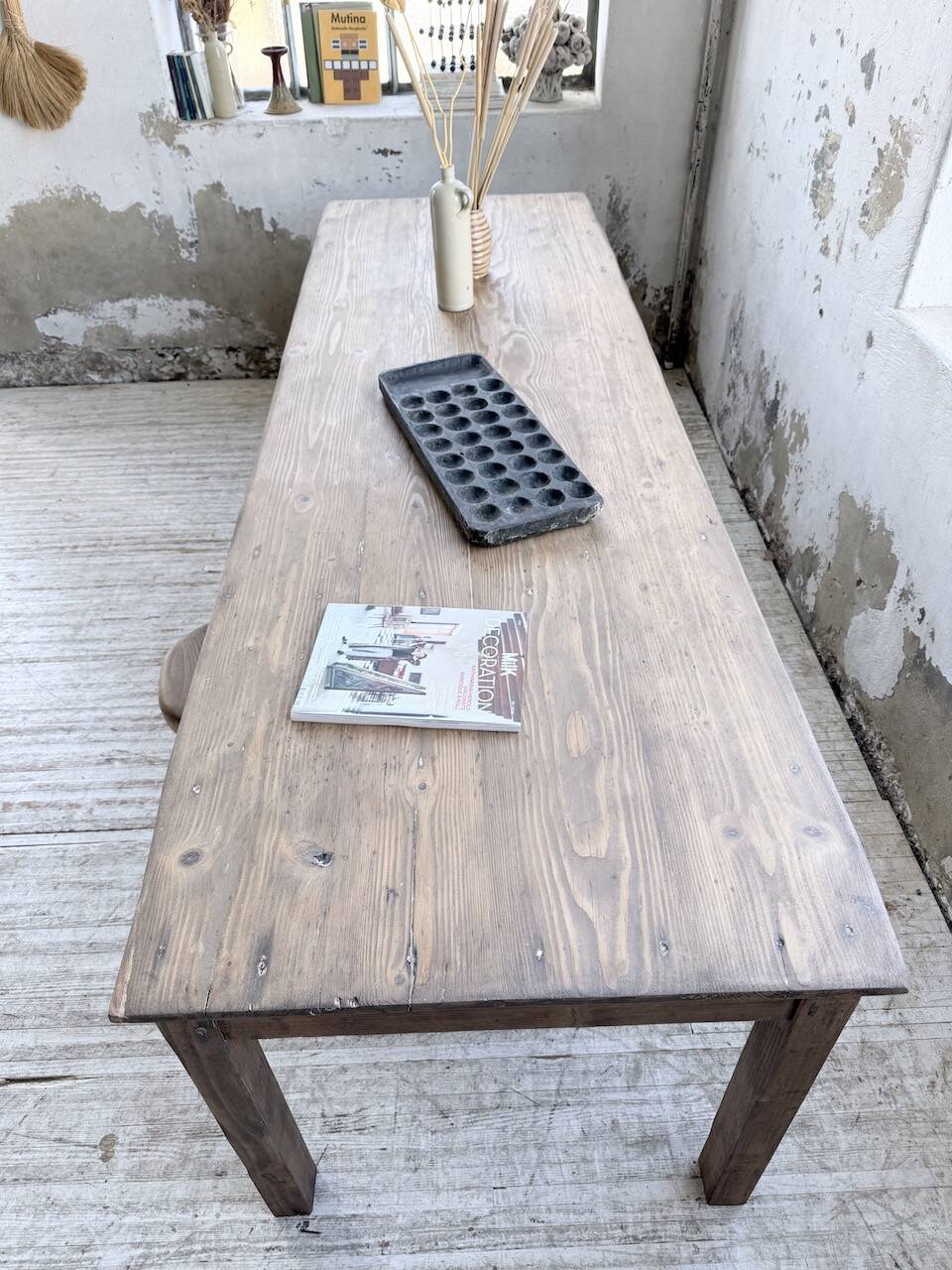 Farm table in pine 1950 250cm