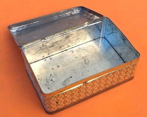 Old metal box Lithographed Café Brasilia (200x130x75)