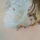Lustre bronze d'inspiration Art Nouveau