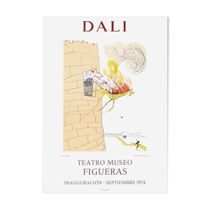 Affiche Dali 1974