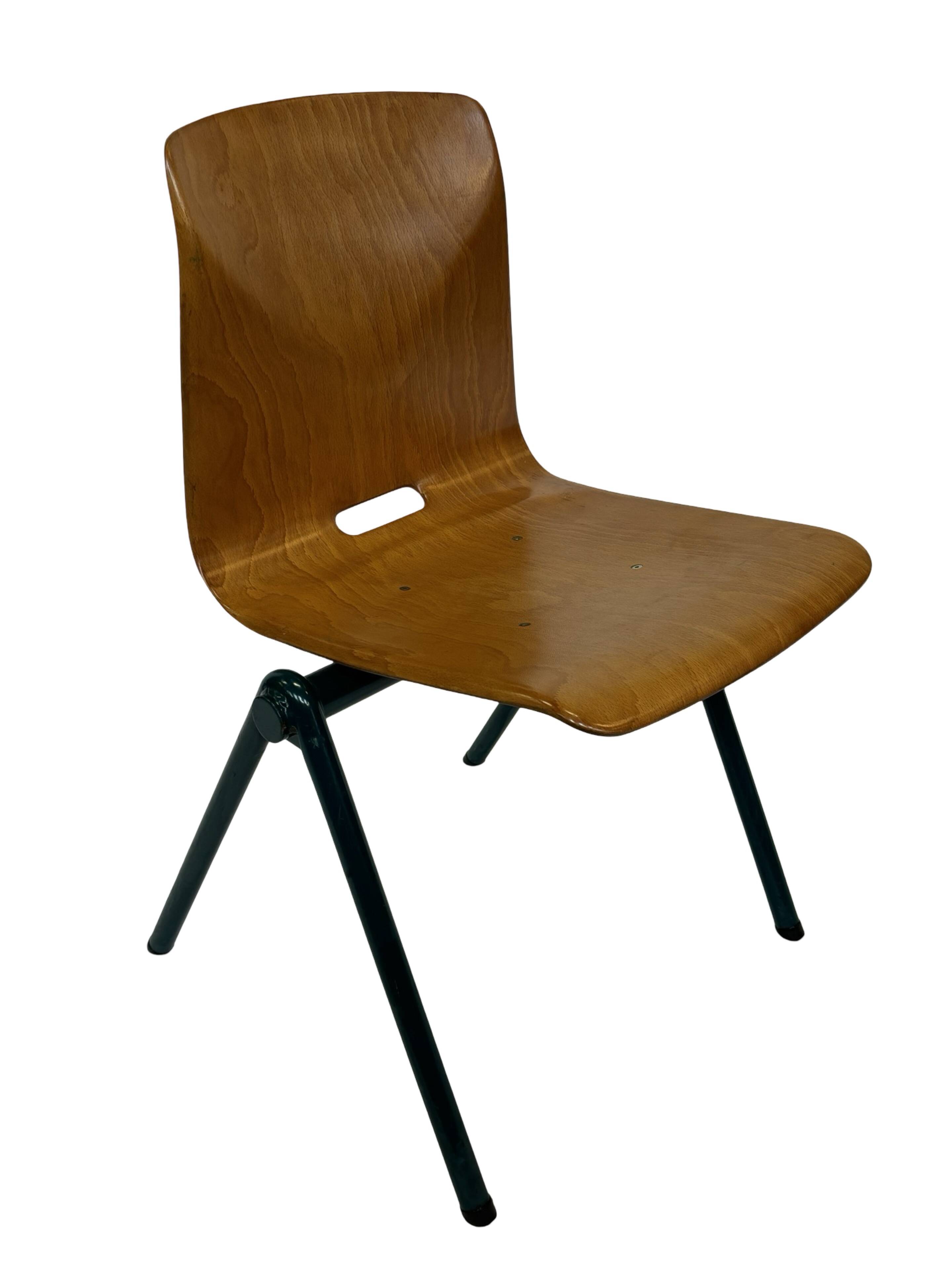 Vintage Dining Chair Industrial Pagwood from Woodmar 70's Design