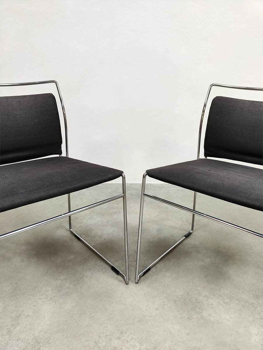 Vintage Italian Tulu dining chairs Kazuhide Takahama Simon Gavina