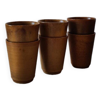 Digoin stoneware cups