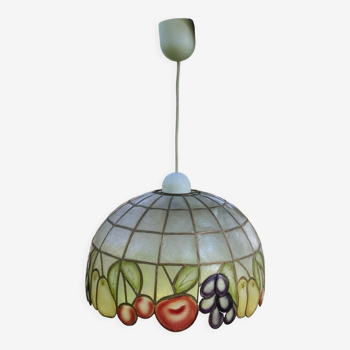 Mother-of-pearl chandelier fruit decoration