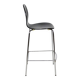 Ensemble de trois  tabourets de bar en bois courbé