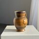 Speckled stoneware jug with grape pattern H17
