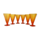 Lot of 6 cups of ice design Italian 80s