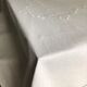 Antique linen tablecloth and whipped cream silk