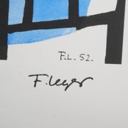 Fernand leger : les constructeurs, lithographie signée