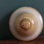 Sugar bowl and milk jug in Longchamp earthenware.