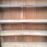 Lacquered oak bookcase 1860