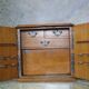 Edwardian Smoking Cabinet in Oak and Marquetry