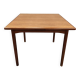 Vintage Danish Square Extendable Teak Dining Table