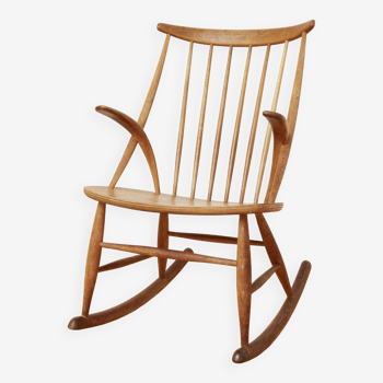 Illum Wikkelsø Rocking Chair "IW3" für Niels Eilersen