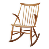 Chaise à bascule Illum Wikkelsø "IW3" pour Niels Eilersen