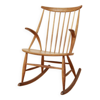 Illum Wikkelsø Rocking Chair "IW3" für Niels Eilersen